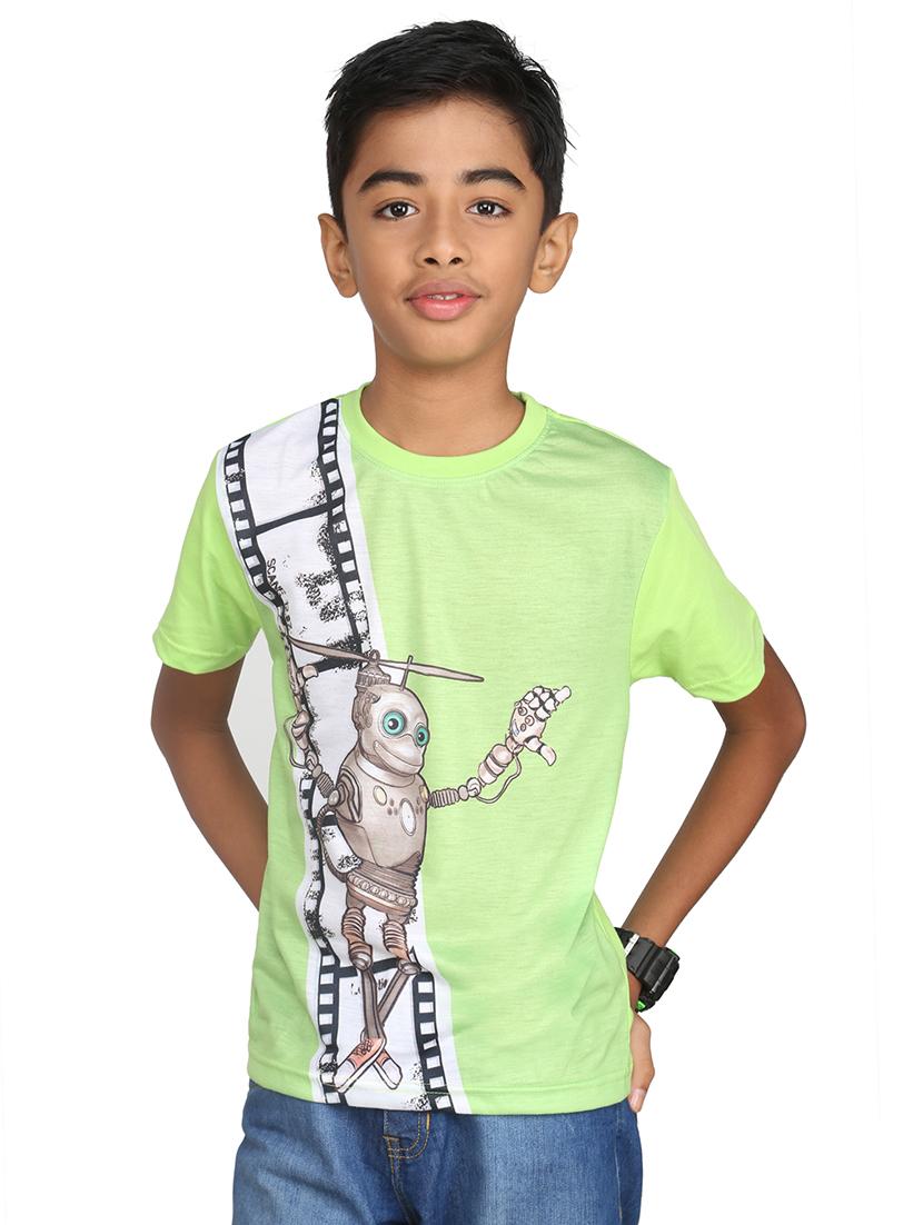 green cotton tshirt - 14387494 - Zoom Image - 3