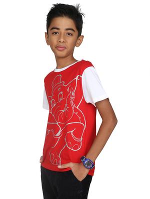 red cotton tshirt - 14387497 - Standard Image - 3