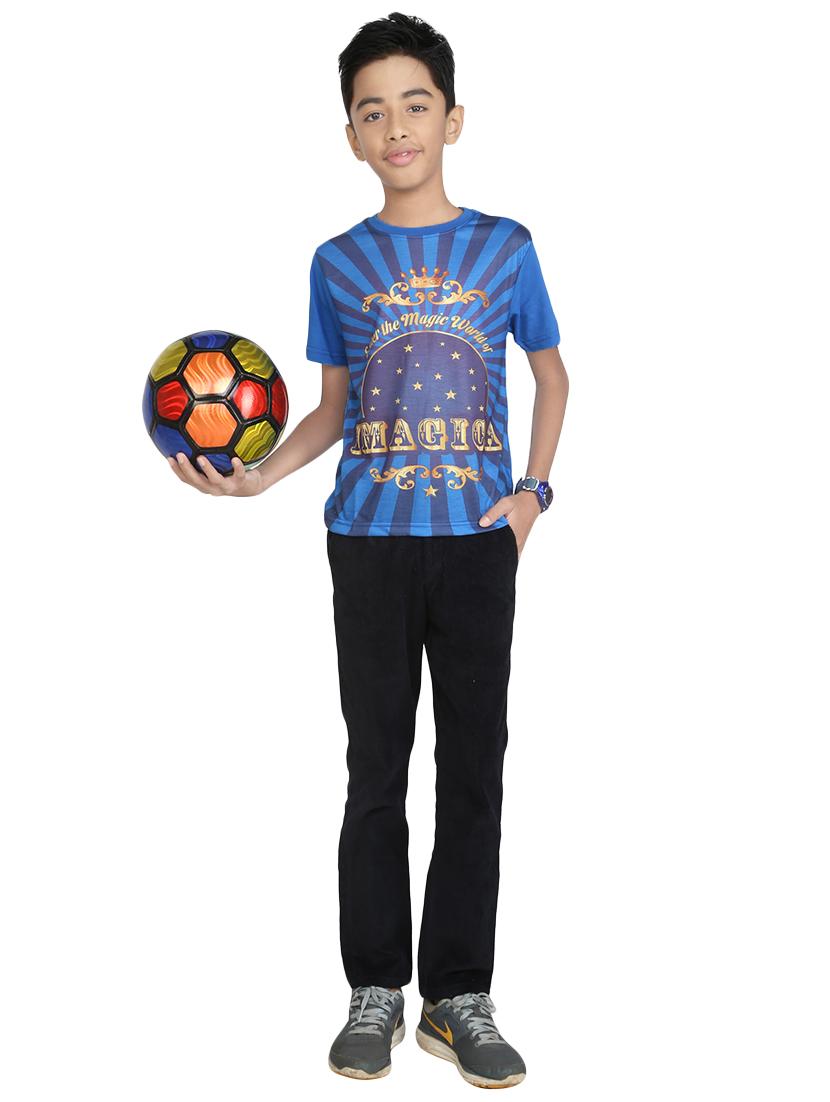 light blue cotton tshirt - 14387542 - Zoom Image - 3