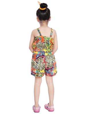 multi colored cotton playsuit - 14387658 - Standard Image - 3