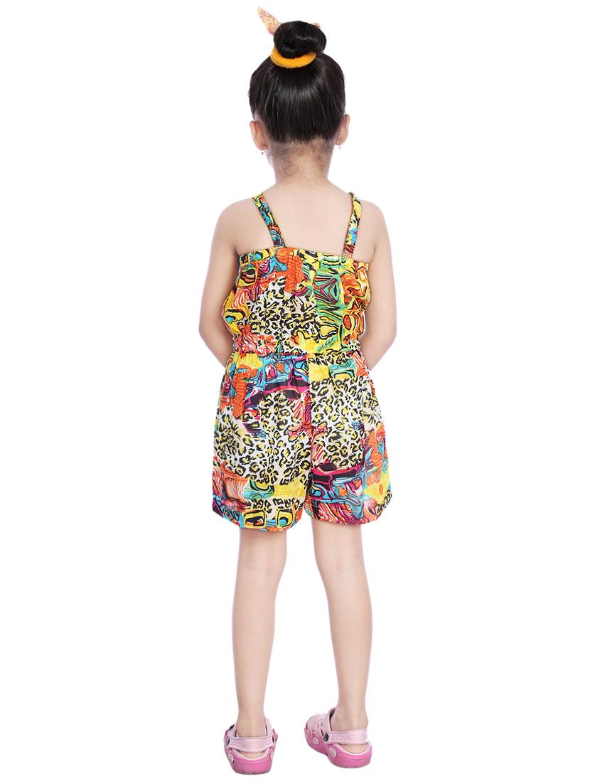 multi colored cotton playsuit - 14387658 - Zoom Image - 3