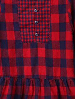 red cotton frock - 14388125 - Standard Image - 3