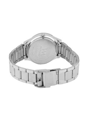 WATCH ME Silver Metal Blue Dial Watch For Women WMAL-147 - 14393459 - Standard Image - 3