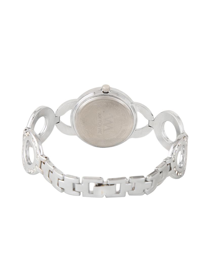 WATCH ME White dial Silver Metal Watch for Women and Girls WMAL-107-S - 14393460 - Zoom Image - 3