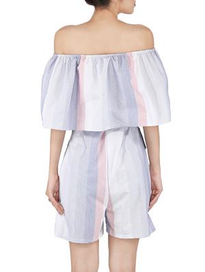 multi colored cotton romper - 14395862 - Standard Image - 3
