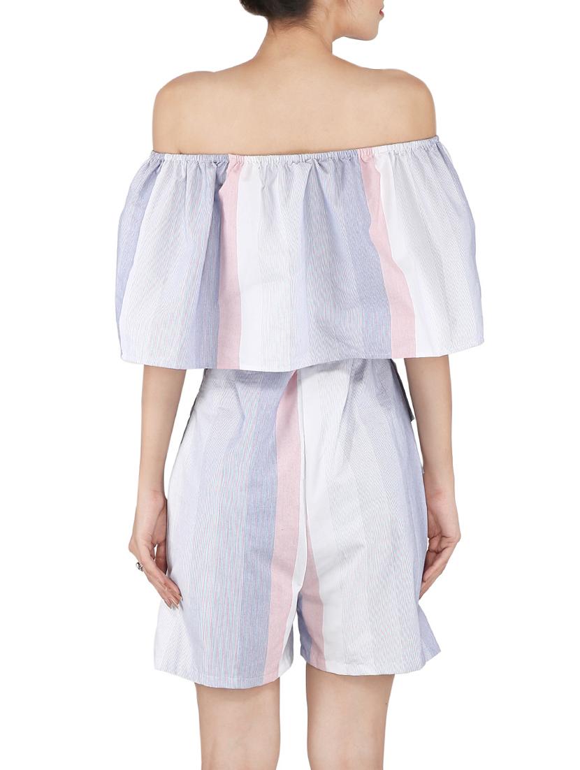 multi colored cotton romper - 14395862 - Zoom Image - 3