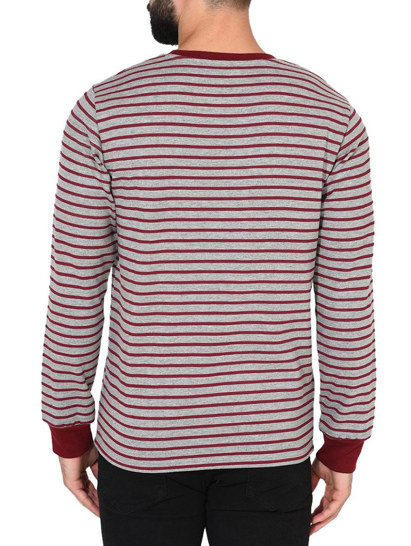 red cotton sweatshirt - 14397059 - Zoom Image - 3