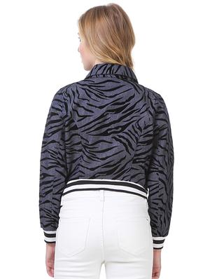 blue denim bomber jacket - 14397986 - Standard Image - 3