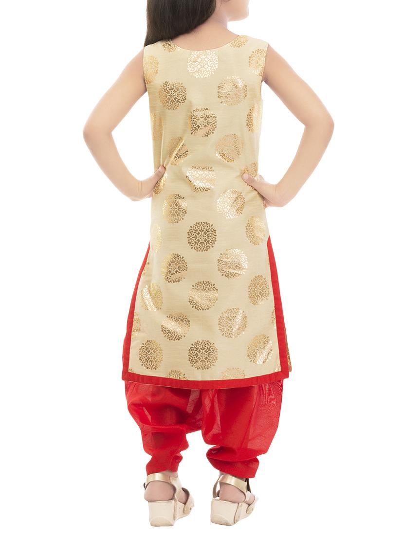 gold silk blend suit set - 14399887 - Zoom Image - 3