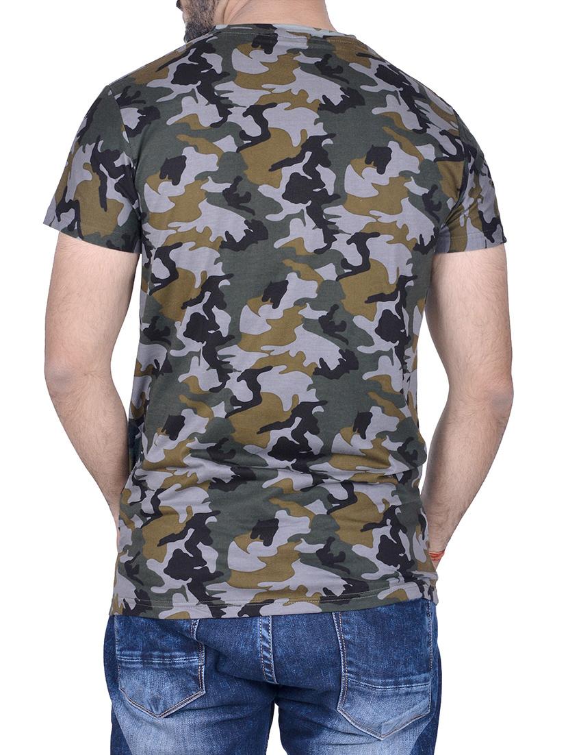 green cotton all over print tshirt - 14404671 - Zoom Image - 3