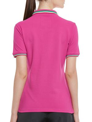 pink cotton casual tee - 14410153 - Standard Image - 3