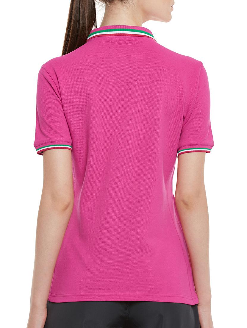 pink cotton casual tee - 14410153 - Zoom Image - 3