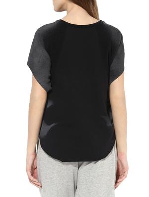 grey printed asymmetrical top - 14410614 - Standard Image - 3