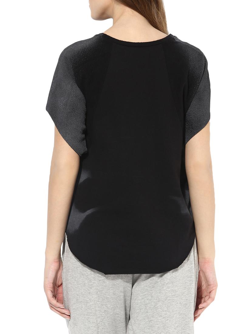 grey printed asymmetrical top - 14410614 - Zoom Image - 3