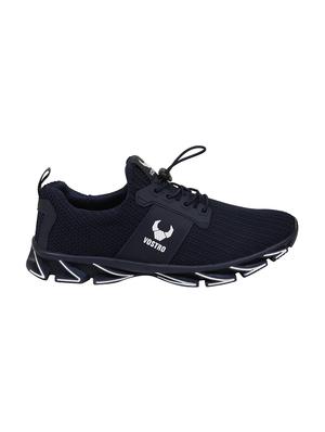 navy Fabric lace up sport shoe - 14413025 - Standard Image - 3