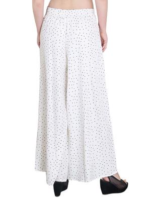 Set of 2 multi colored crepe palazzo - 14417532 - Standard Image - 3