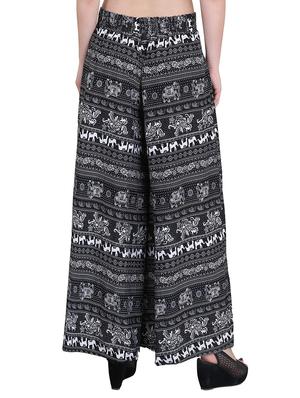Set of 2 multi colored crepe palazzo - 14417545 - Standard Image - 3