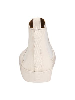 white Canvas slip on sneaker - 14418076 - Standard Image - 3