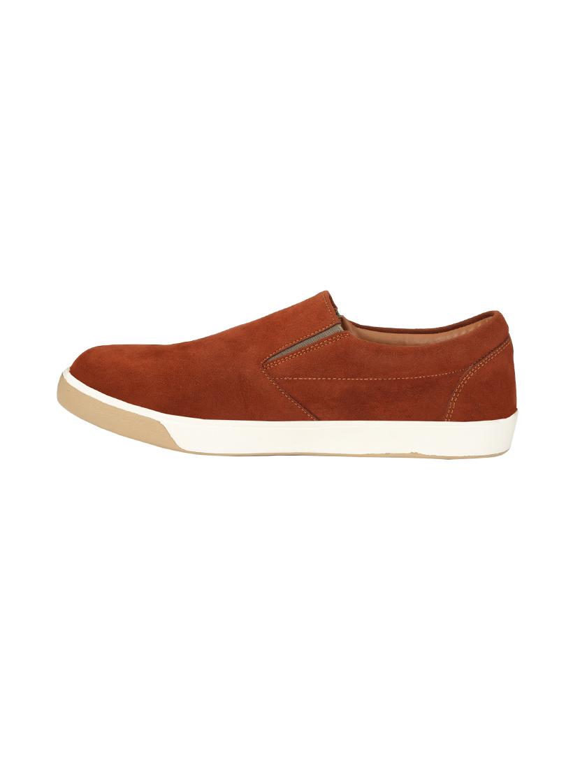 brown Suede casual slipon - 14418085 - Zoom Image - 3