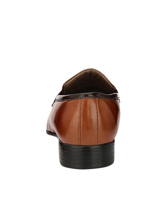 tan leatherette formal slip on - 14418089 - Zoom Image - 3