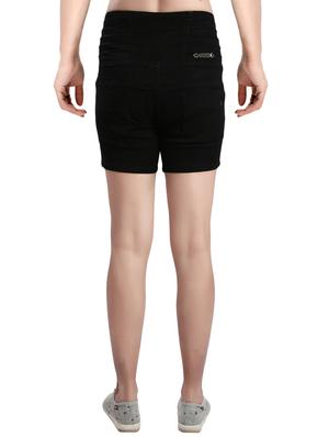 black denim shorts - 14419356 - Standard Image - 3
