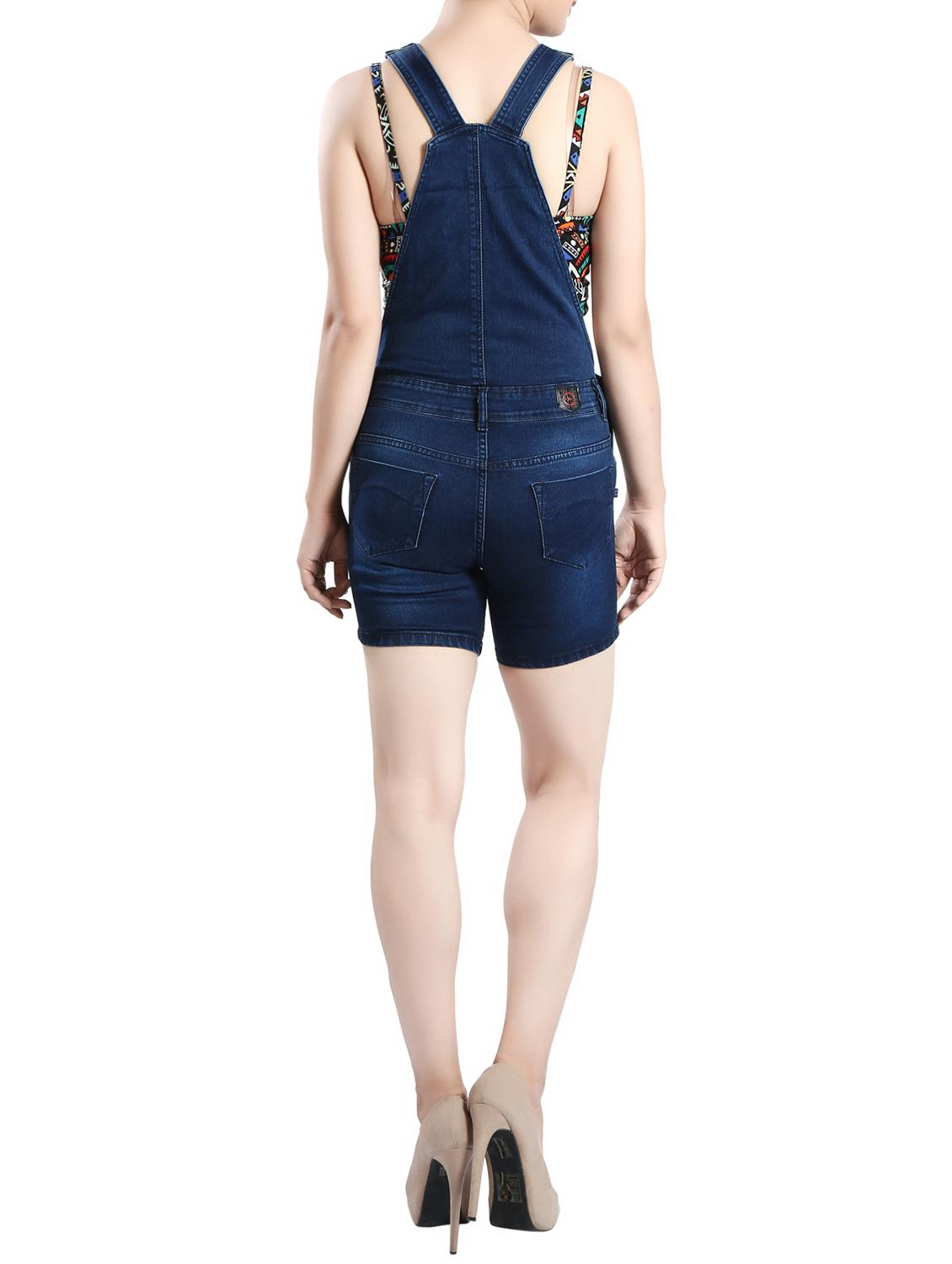 Dark blue denim dungree - 14419454 - Zoom Image - 3