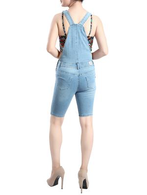 light blue denim dungree - 14419467 - Standard Image - 3
