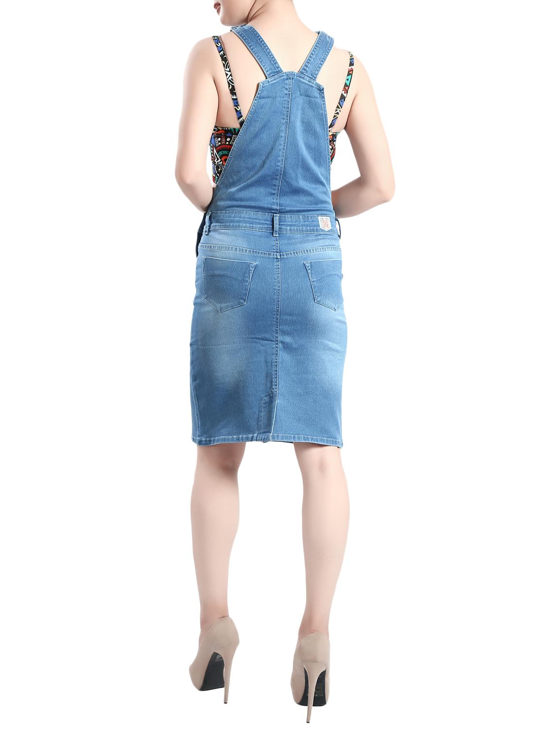 light blue denim dungree - 14419492 - Zoom Image - 3