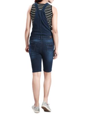stone washed denim dungaree - 14419493 - Standard Image - 3
