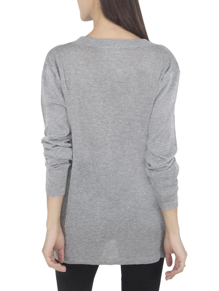 grey viscose casual pullover - 14419582 - Zoom Image - 3