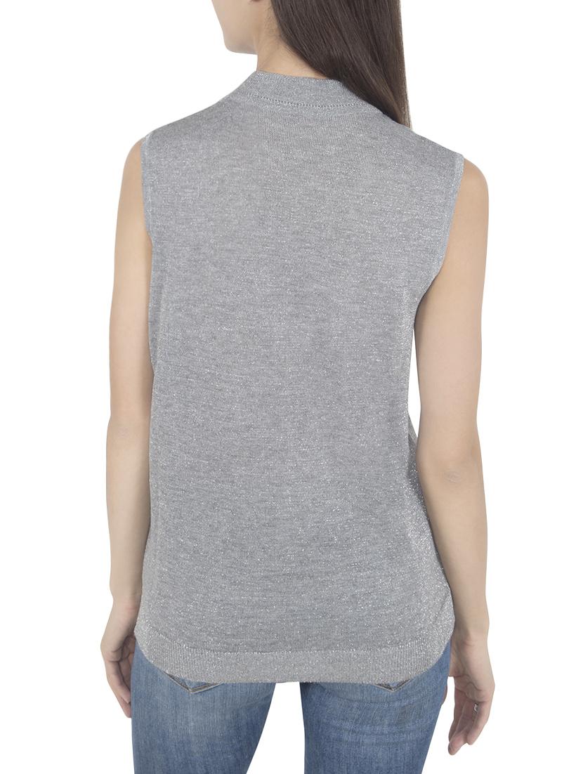 grey viscose casual pullover - 14419587 - Zoom Image - 3