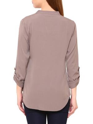 Solid Purple Tunic - 14419641 - Standard Image - 3