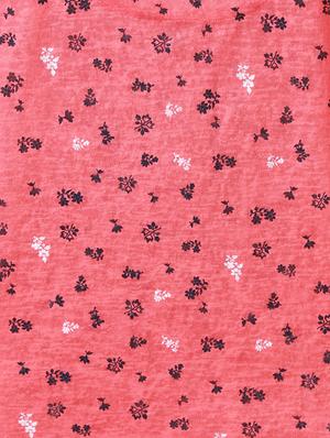 Pink printed straight top - 14419970 - Standard Image - 3