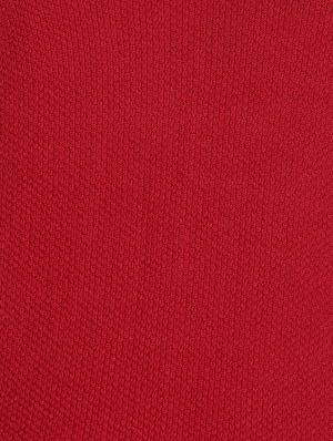 Maroon knitted top - 14419976 - Standard Image - 3