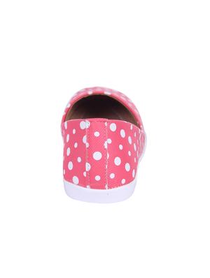 pink fabric slip on ballerina - 14420206 - Standard Image - 3