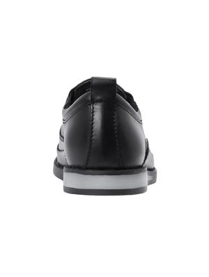 black Leatherette casual slipon - 14420668 - Standard Image - 3