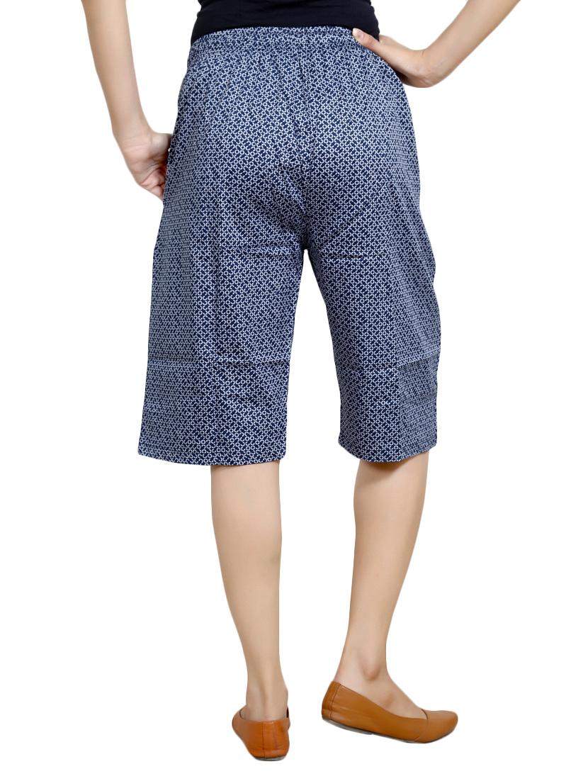 multi cotton blend regular capris - 14420811 - Zoom Image - 3