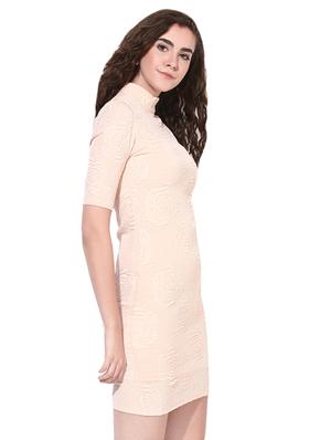 pink solid sheath dress - 14422085 - Standard Image - 3