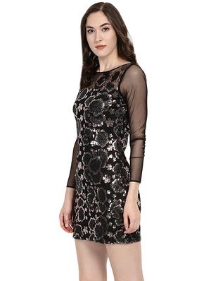 black sequin sheath dress - 14422230 - Standard Image - 3