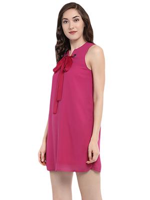 pink a-line dress - 14422244 - Standard Image - 3