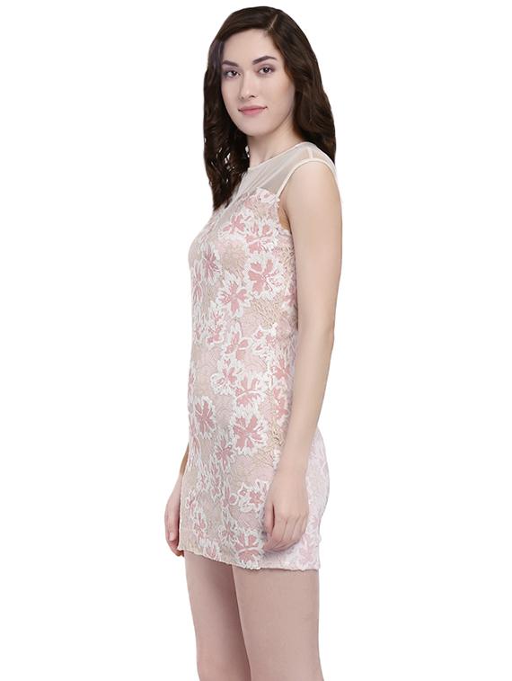 pink bodycon dress - 14422305 - Zoom Image - 3