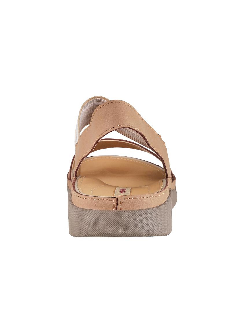 beige tpr back strap sandals - 14422412 - Zoom Image - 3