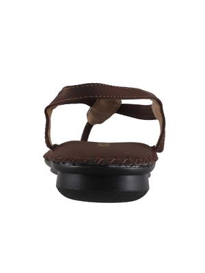 brown pu back strap sandals - 14422483 - Standard Image - 3