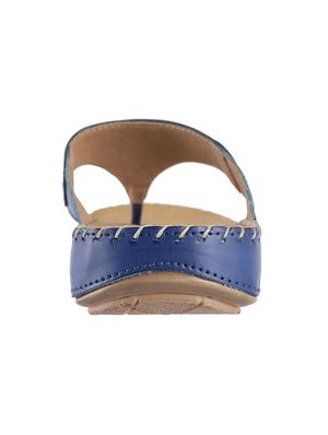 blue toe separator slippers - 14422517 - Standard Image - 3