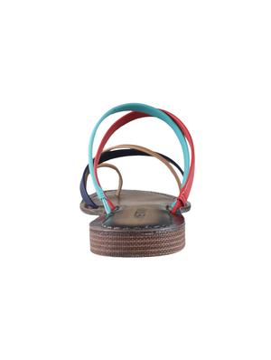 multi colored one toe sandal - 14422561 - Standard Image - 3