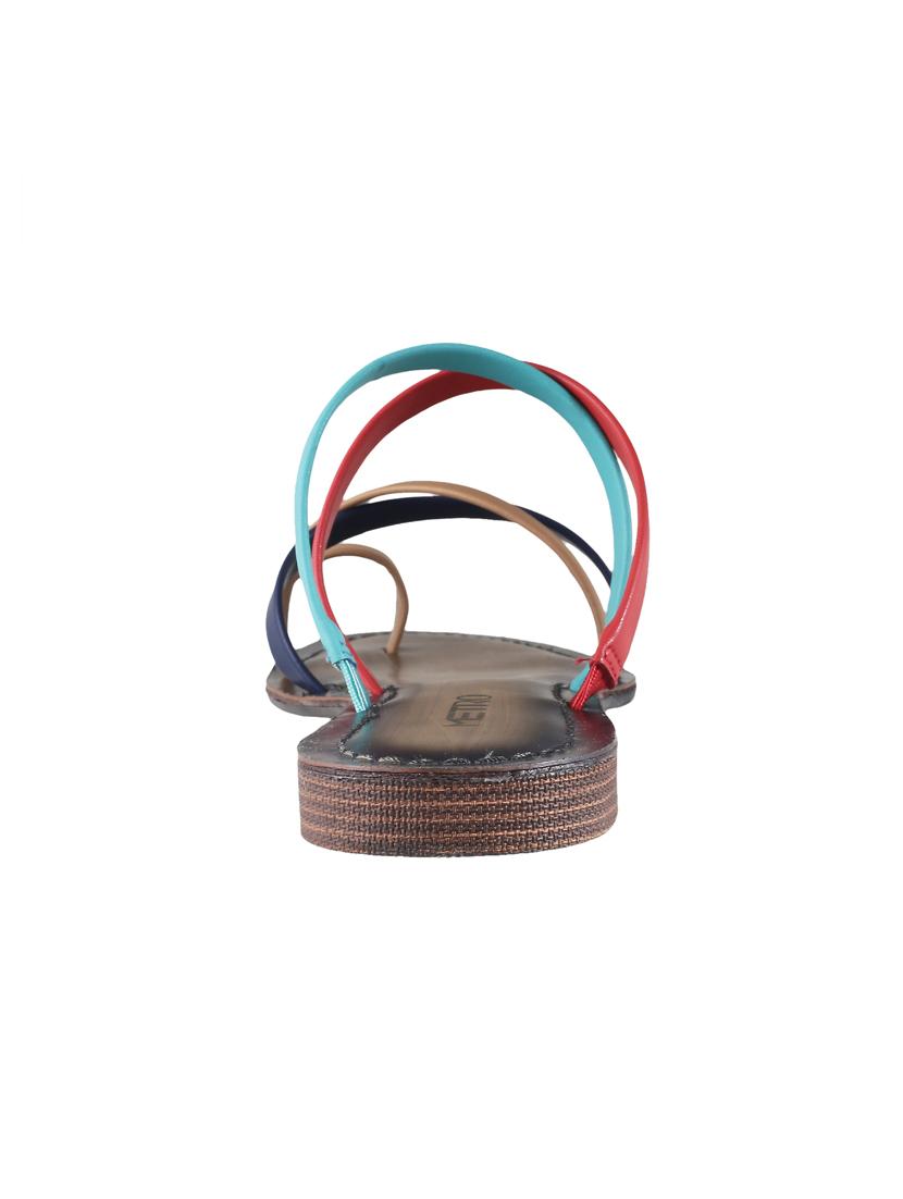 multi colored one toe sandal - 14422561 - Zoom Image - 3