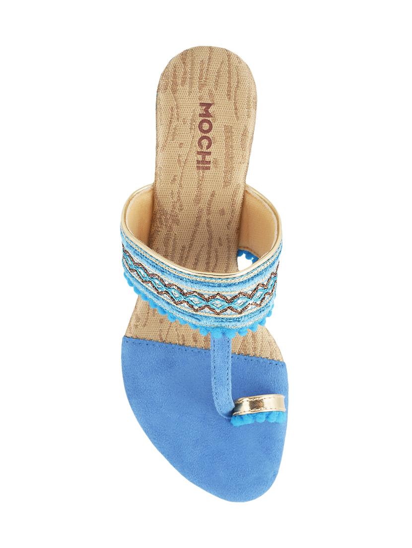 blue one toe wedge - 14422872 - Zoom Image - 3