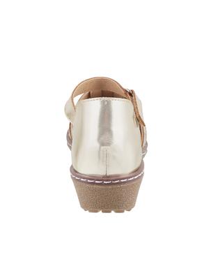 gold ankle strap sandal - 14422991 - Standard Image - 3