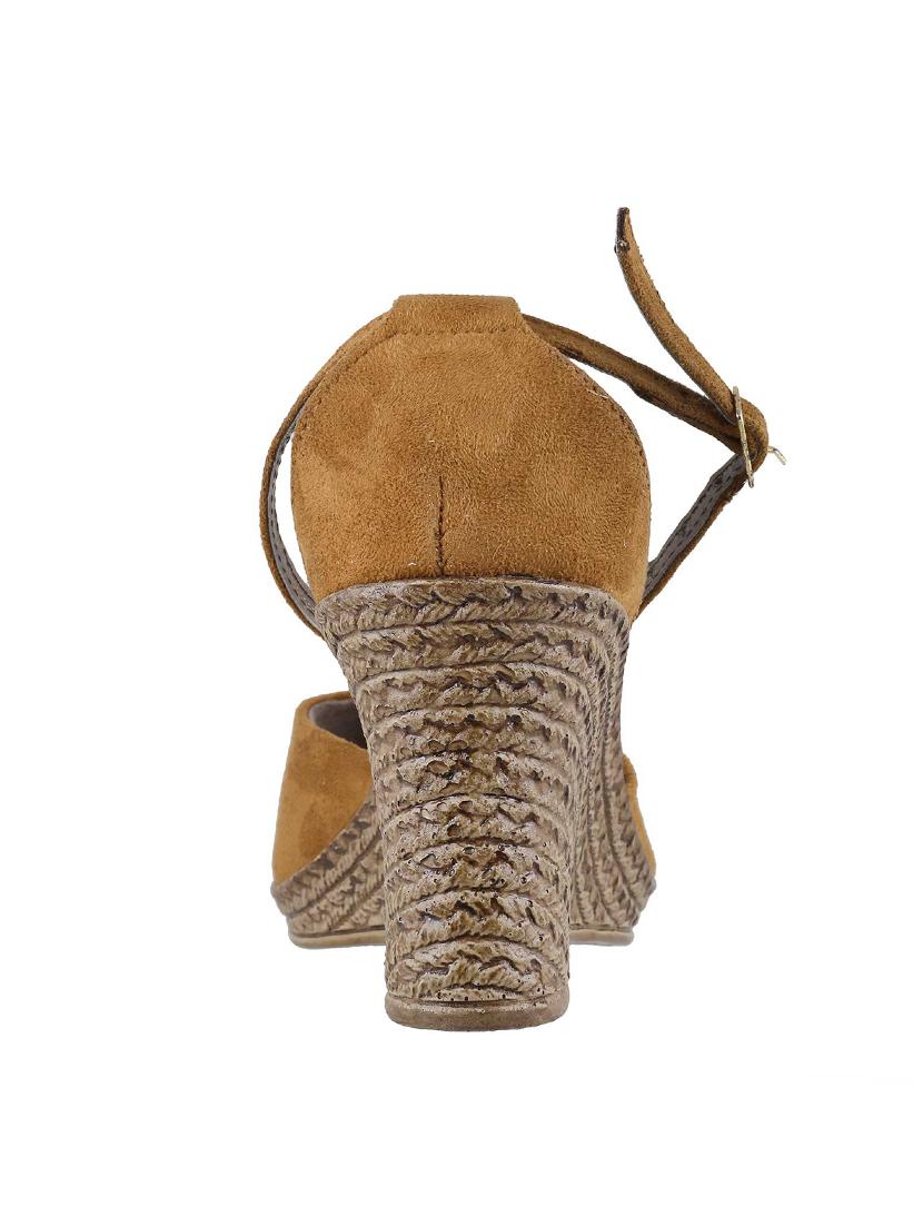 tan ankle strap wedge - 14422998 - Zoom Image - 3