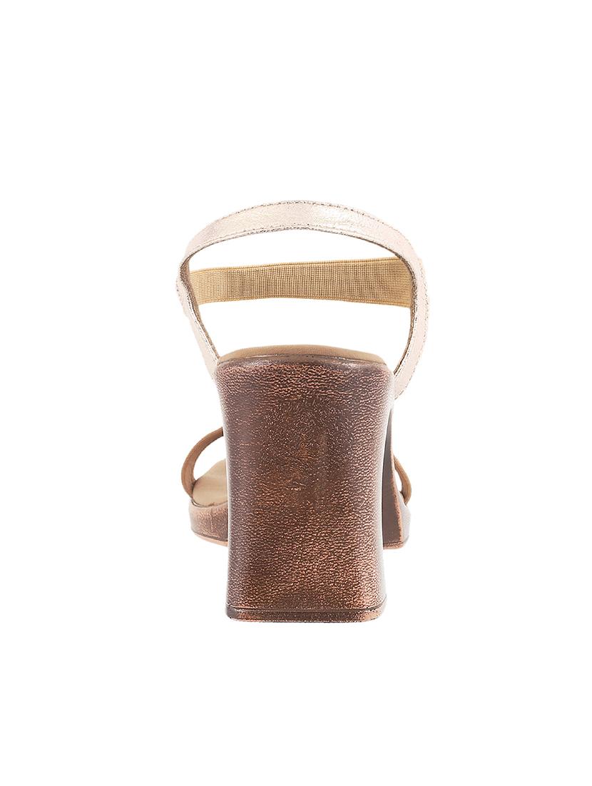beige pu back strap sandals - 14423036 - Zoom Image - 3